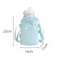 Water Bottle Carrier Bag with Phone Pocket Adjustable Crossbody Strap for Walking Travel
