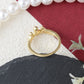 Elegant Crown and Geometric Rings for Women Sparkling Crystal Statement Band Fashion Jewelry for Daily Wear