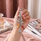 Shoe and Handbag Charm Keychain with Key Ring and Clip