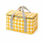 Insulated Picnic Lunch Bag with Zip Closure and Carry Handles