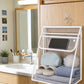 Clear Hanging Wall Storage Bag with Snap Flap Hook Bathroom Organizer