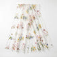 Sheer Floral Embroidered Table Runner 29.5x70.9in