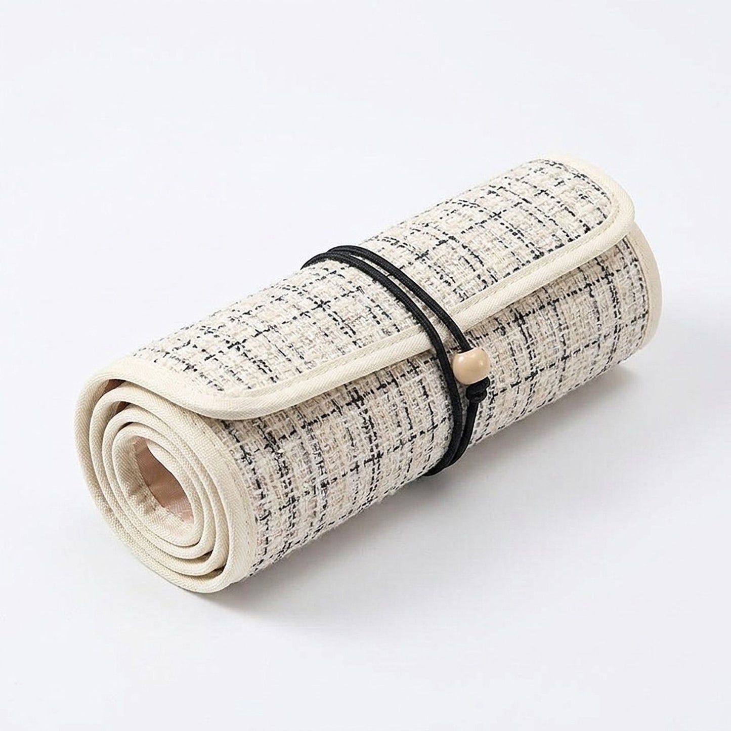 Hanging Travel Jewelry Organizer with Clear Zippered Pockets