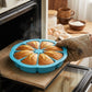 2-Piece Silicone Cake Slice Baking Mold with 8 Compartments