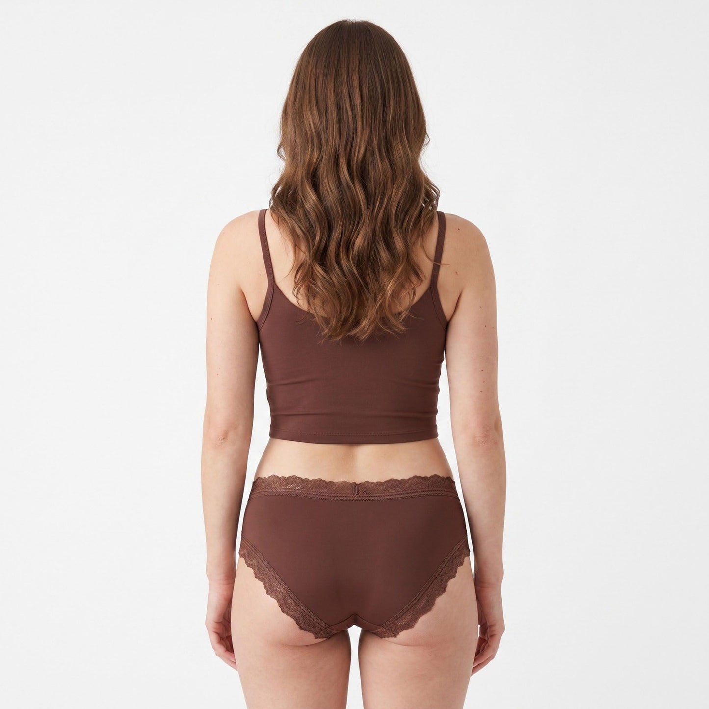 2 Pack Lace Trim Hipster Underwear with Bow Detail