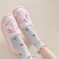 Adorable Summer Ruffle-Edge Ankle Socks 5pk
