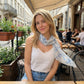 Floral Print Lightweight Fashion Scarf Soft Elegant Wrap Shawl 78.5¡Á7.8 Inches