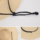 Wide Brim Straw Sun Hat with Chin Strap and Black Cord Detail for Outdoor Protection and Stylish Shade