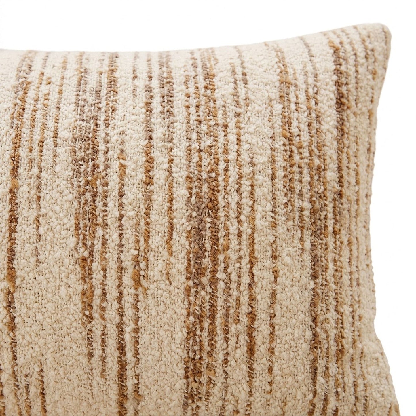 Modern Textured Lumbar Throw Pillow Cover
