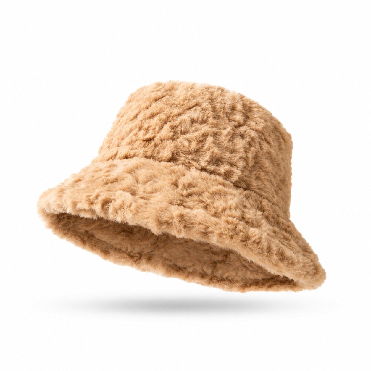 Plush Bucket Hat Soft Fuzzy Teddy Winter Casual Fashion Hat
