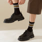 6pk Men's Crew Socks with Striped Cuffs