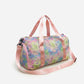 Mesh Duffel Bag with Top Handles Adjustable Shoulder Strap Lightweight Gym Travel Weekender Tote