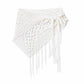Crochet Fringe Triangle Wrap Belt