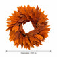 Fall Pumpkin Floral Wreath with Maple Leaves for Front Door Decor