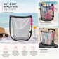 Mesh Wet Dry Crossbody Beach Bag with Adjustable Strap