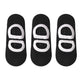 3-Pair Anti-Slip Ballet Grip Socks with Elastic Strap for Yoga, Pilates, and Barre