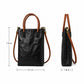 Mini Tote Bag with Top Handles and Adjustable Crossbody Strap