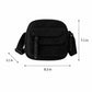 Corduroy Crossbody Bag with Front Pocket Adjustable Strap and Zip Closure