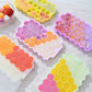 2-Piece Honeycomb Ice Cube Tray - 37-Grid Flexible Mold with Spill-Resistant Lid