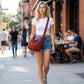 Lightweight Crossbody Bag with Adjustable Strap and Pockets
