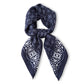 Geometric Print Square Scarf Lightweight Neck Hair and Handbag Fashion Accessory 26.8¡Á26.8 Inches