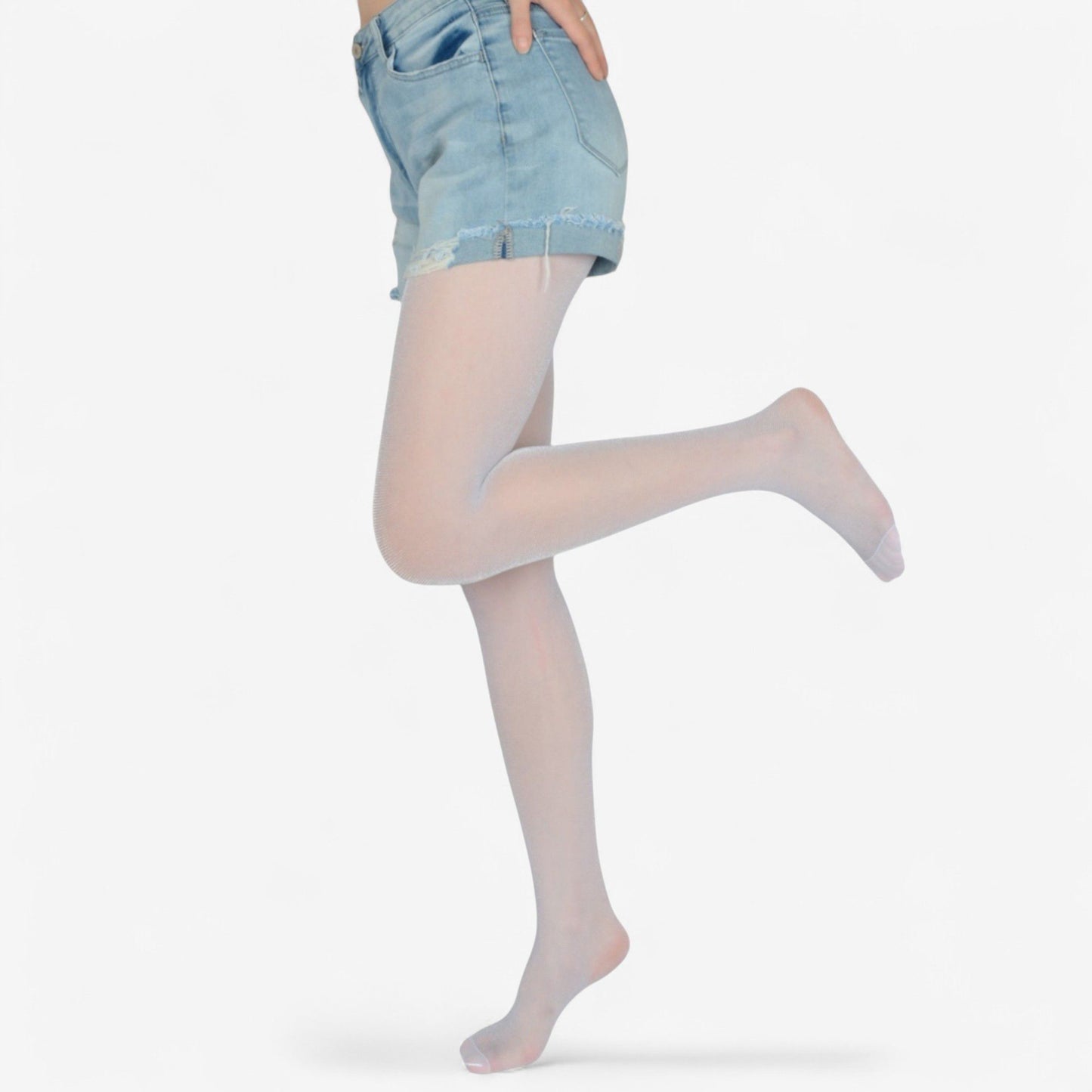 2-Pair Glitter Sheer Tights with Stretch Fit and Subtle Sparkle Suitable Height 5'1-5'8