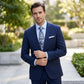 Men's Paisley Tie Gift Set with Matching Pocket Square Cufflinks and Silver Tie Clip