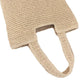 Woven Crochet Tote Bag with Shoulder Straps Lightweight Knit Tote with Zipper Pocket