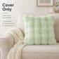 Plush Shaggy Decorative Throw Pillow Cover Soft Accent Cushion Cover for Sofa Bed