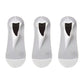 Men's No-Show Mesh Socks with Non-Slip Silicone Heel Grip and Breathable Low-Cut Design 3-Pack