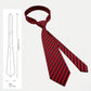 Men's Diagonal Stripe Polyester Tie - Formal Necktie for Business, Weddings & Stylish Daily Wear