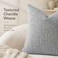 Textured Geometric Decorative Throw Pillow Cover Soft Accent Cushion Cover for Sofa Bed