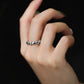 Women's Dainty Stackable Heart-Shaped Statement Ring for Daily & Romantic Styling