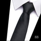 Men's Solid Smooth Finish Tie Classic Necktie 57 Inch Length 3.1 Inch Width Formal Business Accessory