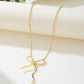 Women's Bow - Shaped Pendant Necklace