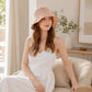 Summer Bucket Hat - Lightweight Straw Sun Hat for Vacation and Beach