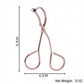 Classic Metal Eyelash Curler 2 Piece Set with Curved Lash Frame for Smooth Natural Lift