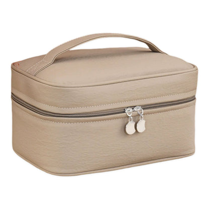 Travel Makeup Organizer Case with Removable Cosmetic Pouch Waterproof Storage Bag Set