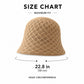 Summer Bucket Hat - Lightweight Woven Straw Sun Hat for Beach and Vacation