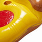 Inflatable Food-Themed Pool Lounge Float with Backrest Durable PVC Water Float for Pool Beach Lake 68.9x68.9in