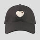 Women's Pixel Heart Wide - Brim Baseball Cap