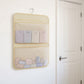 2pcs Women's Hanging Organizer with Dual Zippered Compartments Space-Saving Storage Design for Closets Bathrooms
