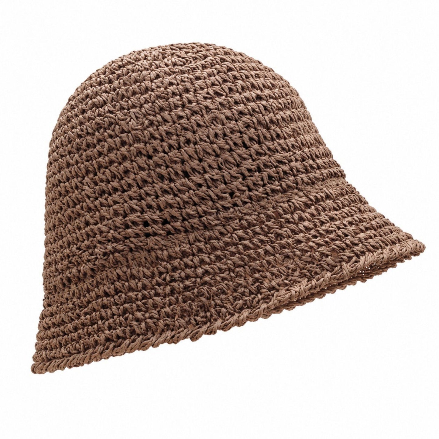 Summer Bucket Hat - Lightweight Straw Sun Hat for Vacation and Beach