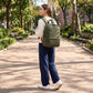 Multi-Pocket Commuter Backpack with Padded Shoulder Straps and Dual Side Pockets