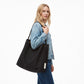 Lightweight Nylon Shoulder Tote Bag Large Capacity Casual Carryall