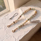 Beaded Wrist Strap with Clasps for Phones and Bags