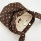 Fuzzy Shoulder Bag Soft Textured Tote Purse with Magnetic Closure
