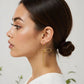 Women's Delicate Wire Bow Drop Earrings with Sculpted Loop Design and Sleek Chain Tassel Accent for Modern Elegance