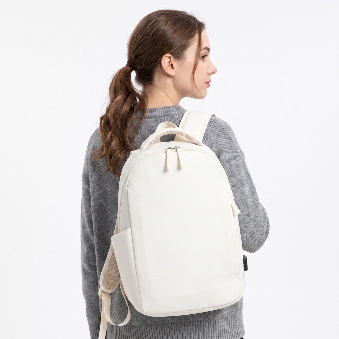 Essential Minimalist Laptop Backpack -  Commuter Daypack for Office, School, and Travel