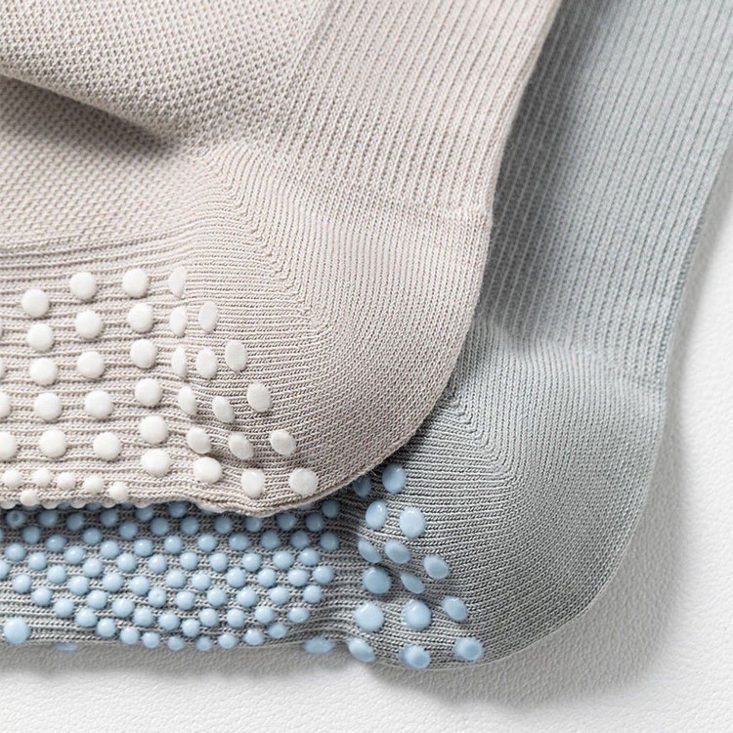 Knee High Grip Socks with Anti-Slip Sole for Barre, Yoga, Dance, and Pilates 2-Pack